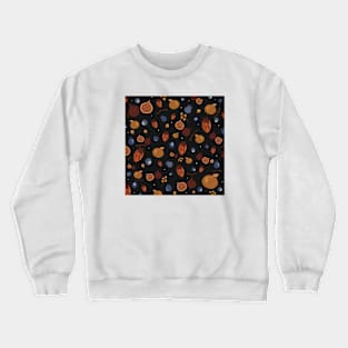 Fruit pattern (black) Crewneck Sweatshirt